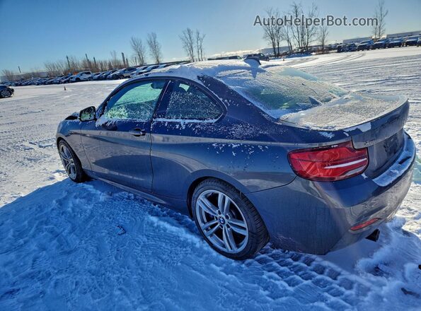 WBA2J7C52JVD60980 2018 BMW M2 Серый Задняя левая четверть