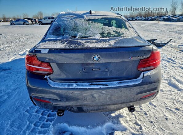 WBA2J7C52JVD60980 2018 BMW M2 Серый Вид сзади