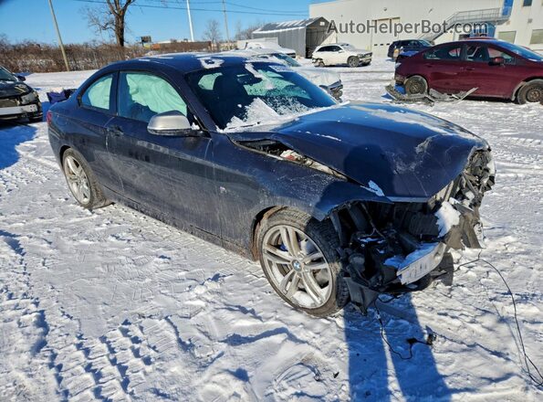 WBA2J7C52JVD60980 2018 BMW M2 Серый Передняя правая четверть
