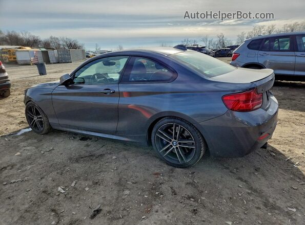 WBA2J7C55JVB28552 2018 BMW M2 Серый Задняя левая четверть
