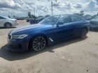 2021 Bmw 530 I Blue vin: WBA53BH06MCF98693