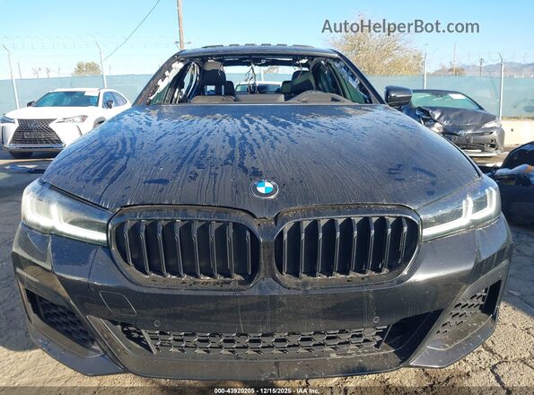 WBA53BJ07PCL88986 2023 BMW 5 SERIES Черный Вид задней части салона
