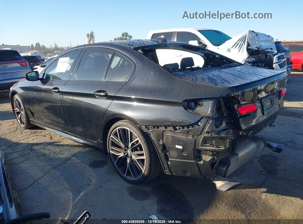 WBA53BJ07PCL88986 2023 BMW 5 SERIES Черный Задняя левая четверть