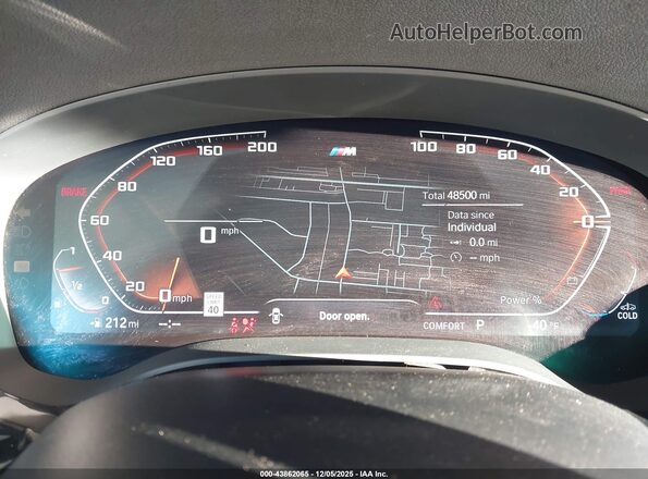 WBA53BJ0XMWW89424 2021 BMW 5 SERIES Серый Вид задних сидений