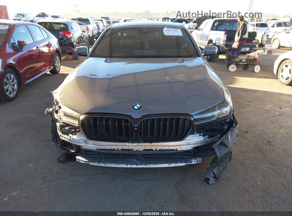 WBA53BJ0XMWW89424 2021 BMW 5 SERIES Серый Вид щитка приборов