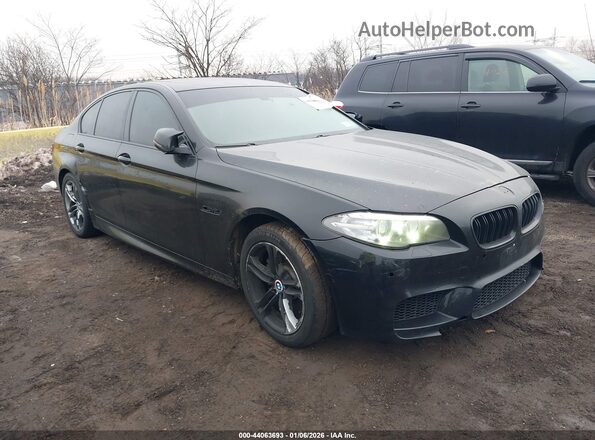 WBA5A5C53GG349174 2016 BMW 5 SERIES Черный Передняя правая четверть