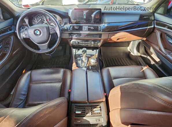 WBA5A7C59GG146396 2016 BMW 5 SERIES Белый Вид панели приборов