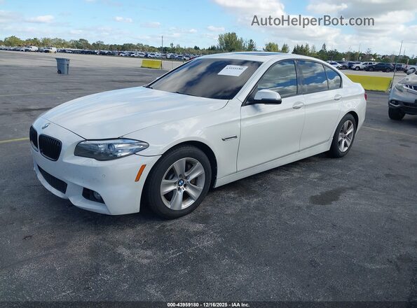 WBA5B1C54GG553214 2016 BMW 5 SERIES White Vista tres cuartos delantera izquierda