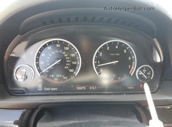 WBA5B3C50GG256422 2016 BMW 5 SERIES Белый Вид щитка приборов