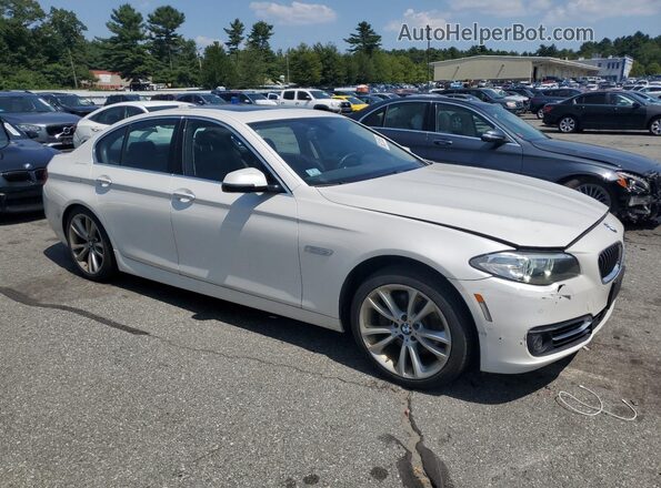 WBA5B3C50GG256422 2016 BMW 5 SERIES Белый Передняя правая четверть