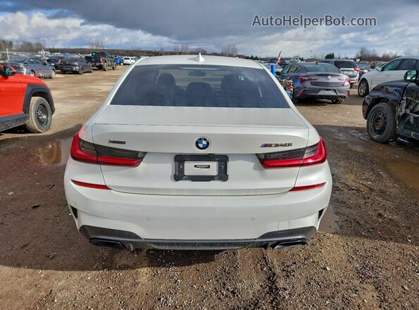 WBA5U9C00MFL53767 2021 BMW M3 White Vista trasera