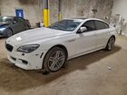 2017 Bmw 640 I Gran Coupe White vin: WBA6D0C38HG639943