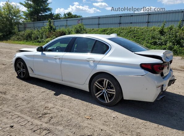WBA73BJ0XMCF44946 2021 BMW 5 SERIES Белый Задняя левая четверть