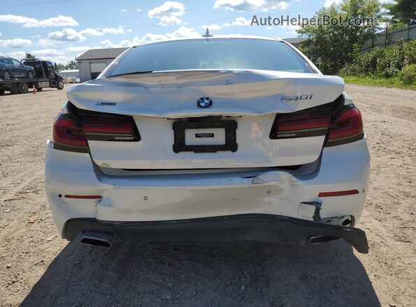 WBA73BJ0XMCF44946 2021 BMW 5 SERIES Белый Вид сзади