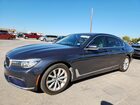 2016 Bmw 740 I Blue vin: WBA7E2C51GG504638