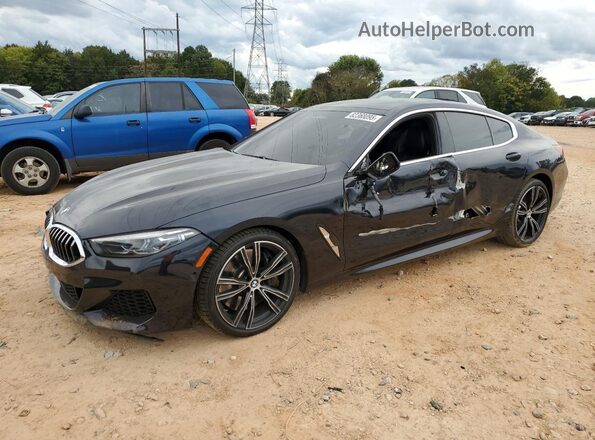 WBAGV8C01NCH51236 2022 BMW M8 Синий Передняя левая четверть