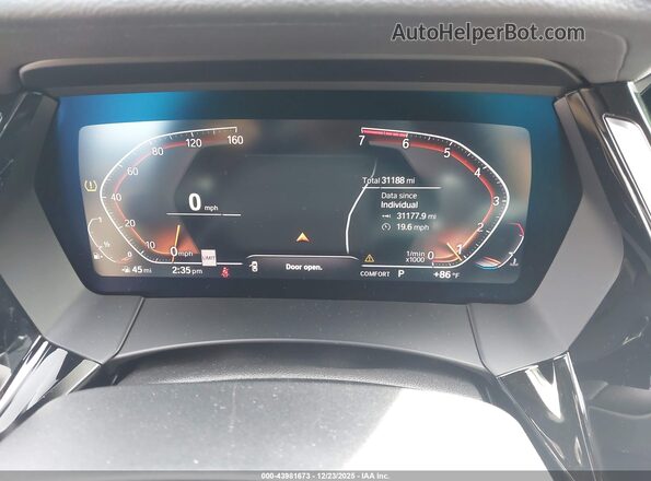 WBAHF3C00LWW83217 2020 BMW Z4 Черный Вид задних сидений