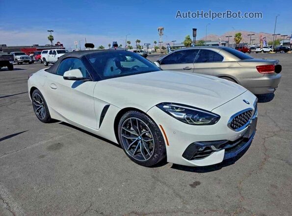 WBAHF3C01LWW54583 2020 BMW Z4 Белый Передняя левая четверть