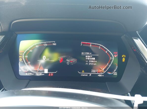 WBAHF3C01SWY44558 2025 BMW Z4 White Հետևի նստատեղերի տեսք