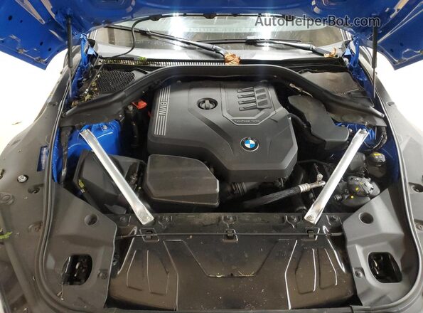 WBAHF3C04LWW68462 2020 BMW Z4 Blue Widok wnętrza z tyłu