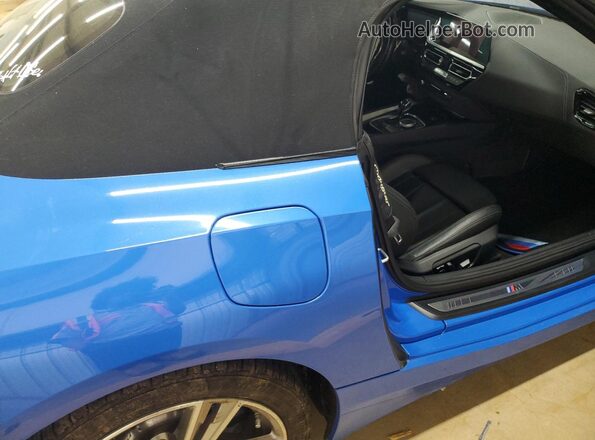 WBAHF3C04LWW68462 2020 BMW Z4 Blue Widok tylnych siedzeń