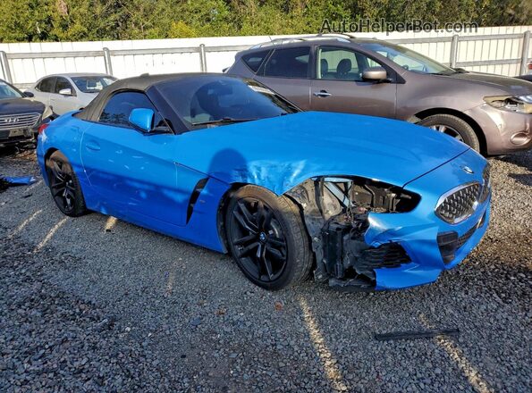 WBAHF3C08LWW57254 2020 BMW Z4 Синий Передняя правая четверть