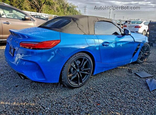 WBAHF3C08LWW57254 2020 BMW Z4 Синий Задняя правая четверть