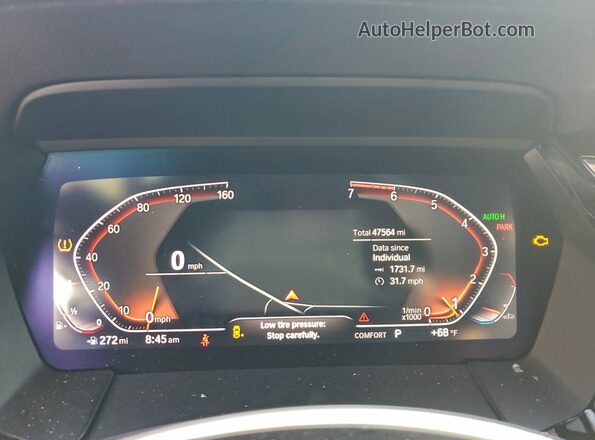 WBAHF3C08LWW57254 2020 BMW Z4 Синий Вид щитка приборов