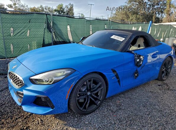 WBAHF3C08LWW57254 2020 BMW Z4 Синий Передняя левая четверть