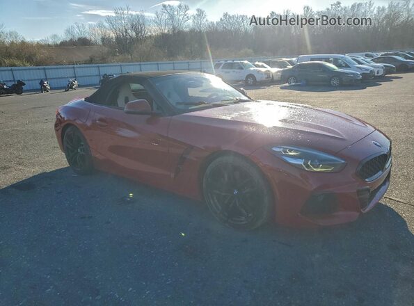 WBAHF3C53KWW25841 2019 BMW Z4 Red Przód prawy