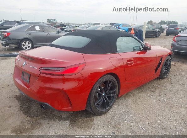 WBAHF3C55KWW30183 2019 BMW Z4 Красный Задняя правая четверть
