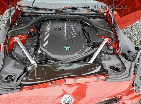 WBAHF9C09PWY25346 2023 BMW Z4 Красный Вид задней части салона