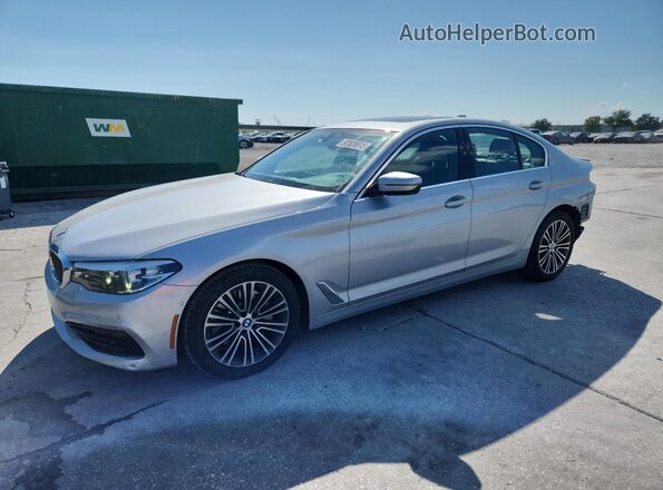 WBAJA5C53KBX46873 2019 BMW 5 SERIES Серебряный Передняя левая четверть
