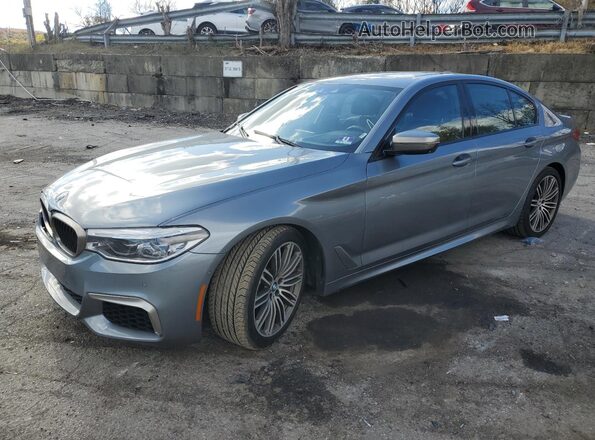 WBAJB9C58KB464877 2019 BMW M5 Серебряный Передняя левая четверть