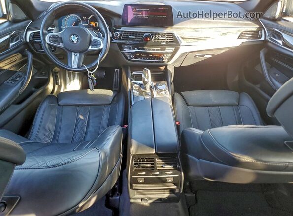 WBAJB9C59JB049727 2018 BMW M5 Синий Вид панели приборов