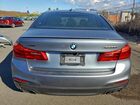 2018 Bmw M550xi Синий vin: WBAJB9C59JB049727