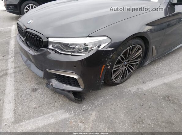 WBAJB9C5XJB034766 2018 BMW 5 SERIES Черный Вид спереди