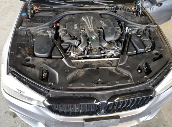 WBAJB9C5XKB288432 2019 BMW M5 Gray Սալոնի հետևի տեսք