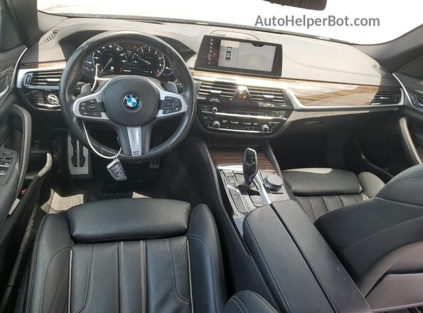 WBAJE5C58JWA95464 2018 BMW 5 SERIES Черный Вид панели приборов