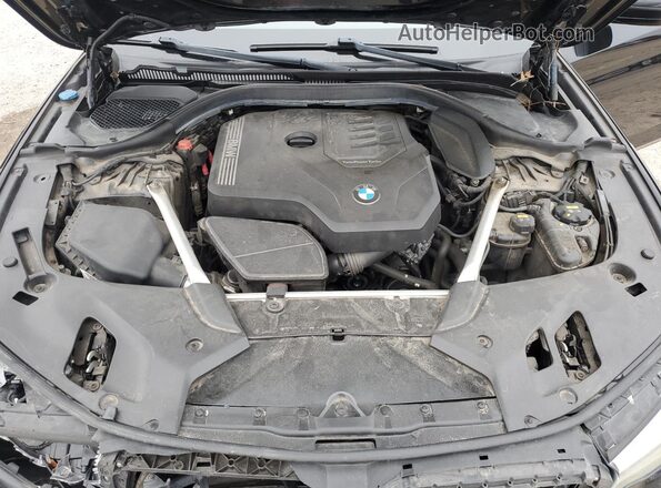 WBAJR3C04LCD06676 2020 BMW 5 SERIES Black Вид задньої частини салону
