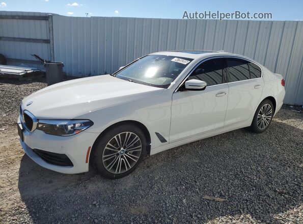 WBAJR7C01LWW60819 2020 BMW 5 SERIES White Vista tres cuartos delantera izquierda