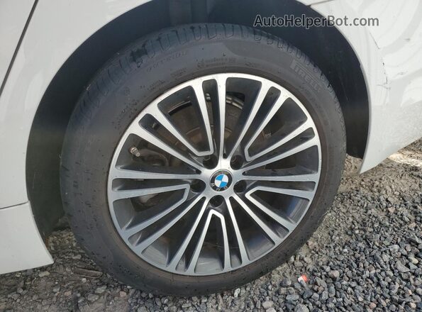 WBAJR7C01LWW60819 2020 BMW 5 SERIES White Vista de la etiqueta del VIN