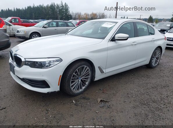 WBAJR7C05LCE63074 2020 BMW 5 SERIES Белый Передняя левая четверть