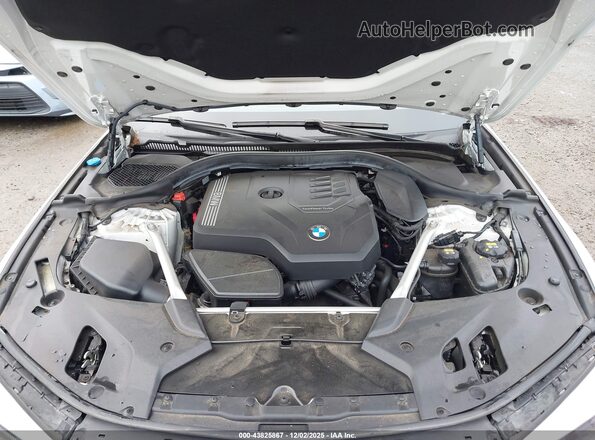 WBAJR7C05LCE63074 2020 BMW 5 SERIES Белый Вид сзади
