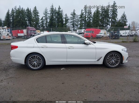 WBAJR7C05LCE63074 2020 BMW 5 SERIES Белый Вид задней части салона