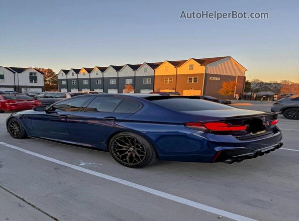 WBAJS7C00LBN96137 2020 BMW M5 Blue Հետևի աջ