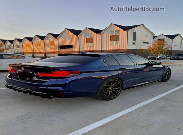 WBAJS7C00LBN96137 2020 BMW M5 Blue Առջևի աջ