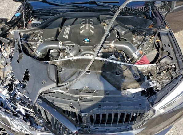 WBAJS7C03LCE13617 2020 BMW M5 Gray Սալոնի հետևի տեսք