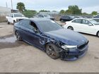 2020 Bmw M550i Xdrive Blue vin: WBAJS7C06LCD00373