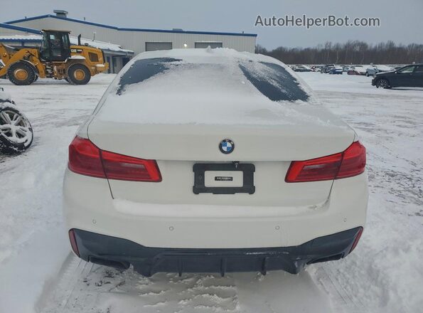 WBAJS7C07LBN96216 2020 BMW M5 White უკანა ხედი